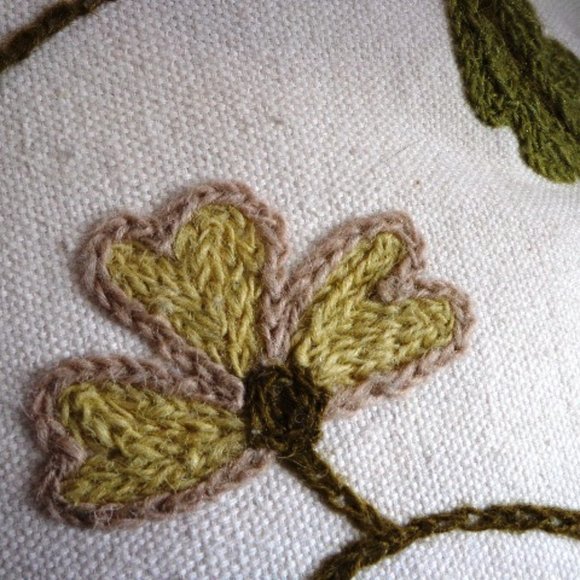 New! Toss Pillow Square Removable Case Handmade - Picture 7 of 8